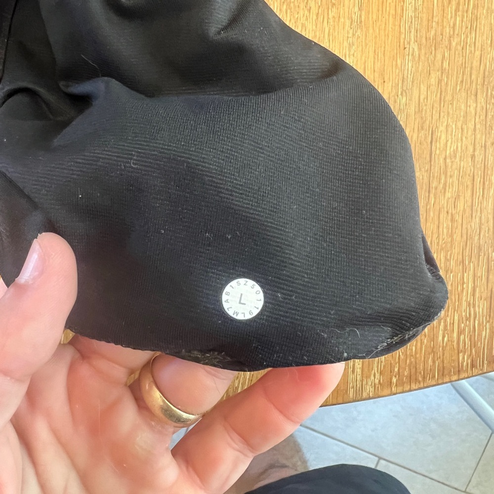 Lululemon Heather Black 9” Linerless Pacebreaker